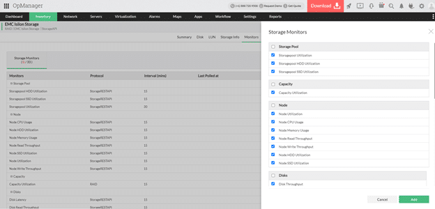 OpManager’daki cihaz şablonları