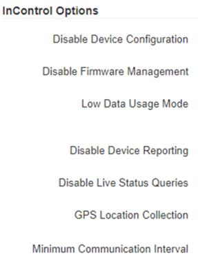 InControl Options 1