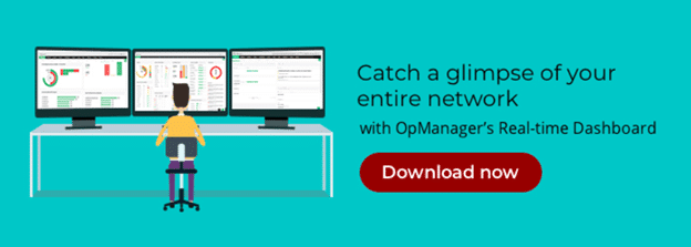 OpManager’ın Gerçek Zamanlı Paneli ile ağ performansınızın canlı bir görünümüne sahip olun