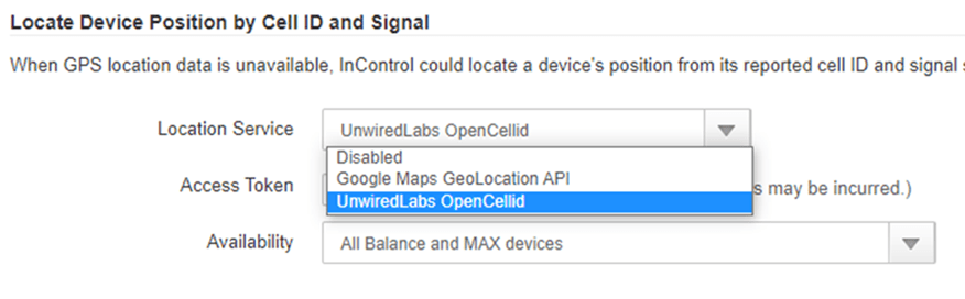 Locate Device Position by Cell ID and Signal