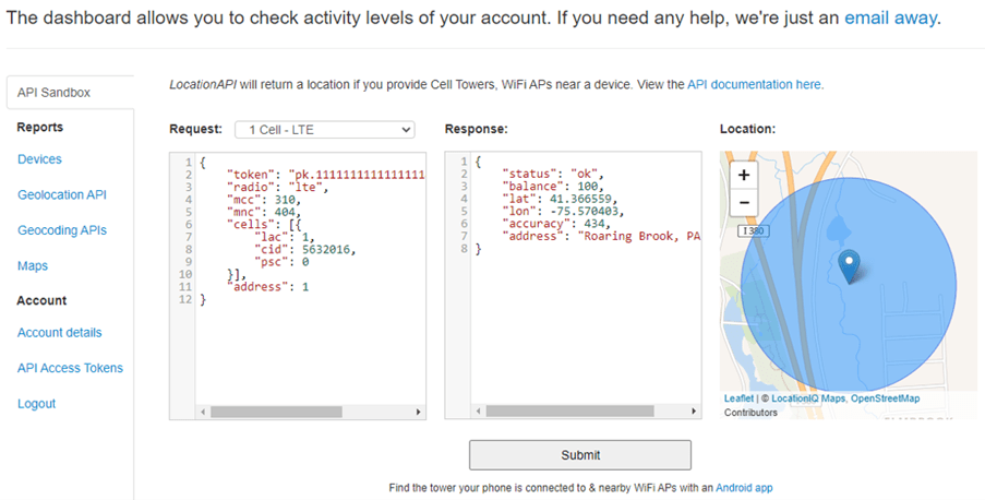 API Sandbox