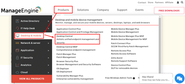 ManageEngine Desktop Central Kurulum