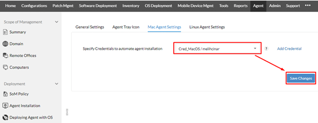 Mac Agent Settings Save